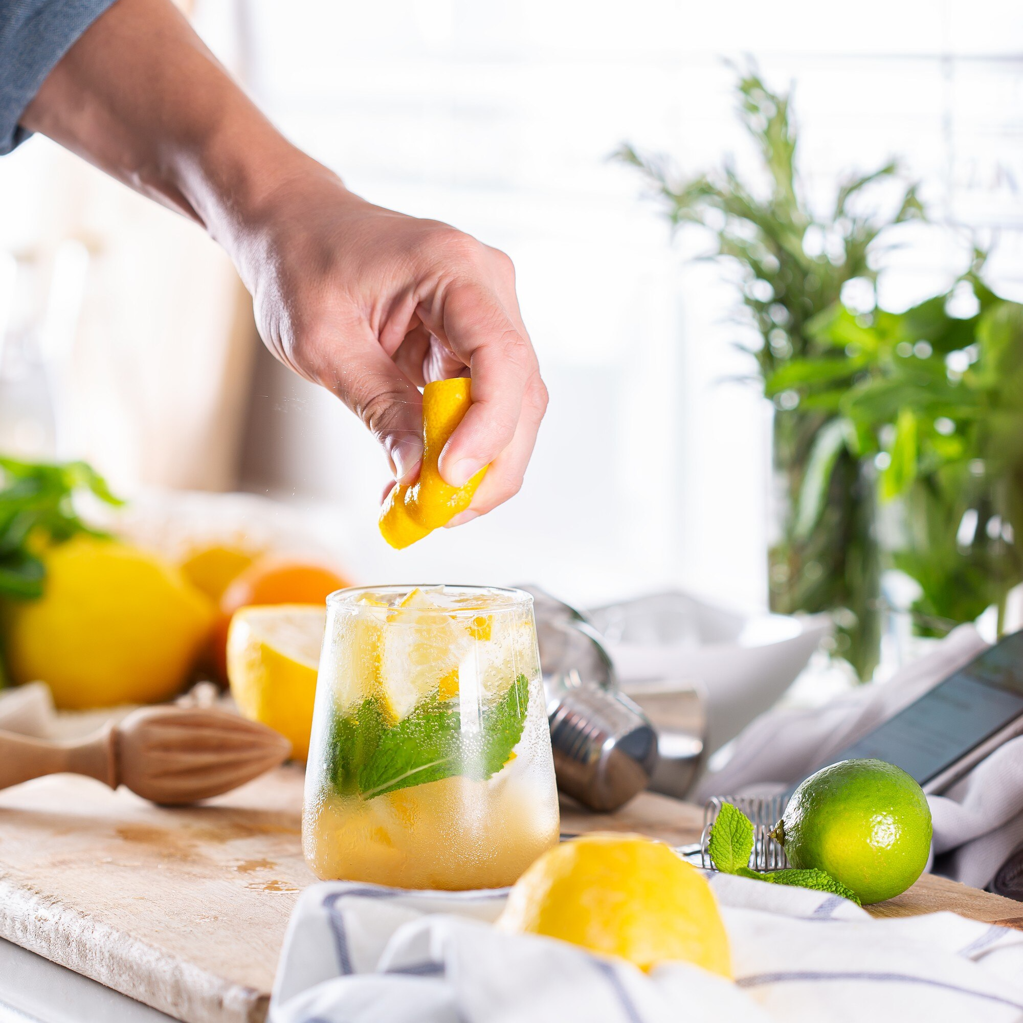 Fresh juices preparation